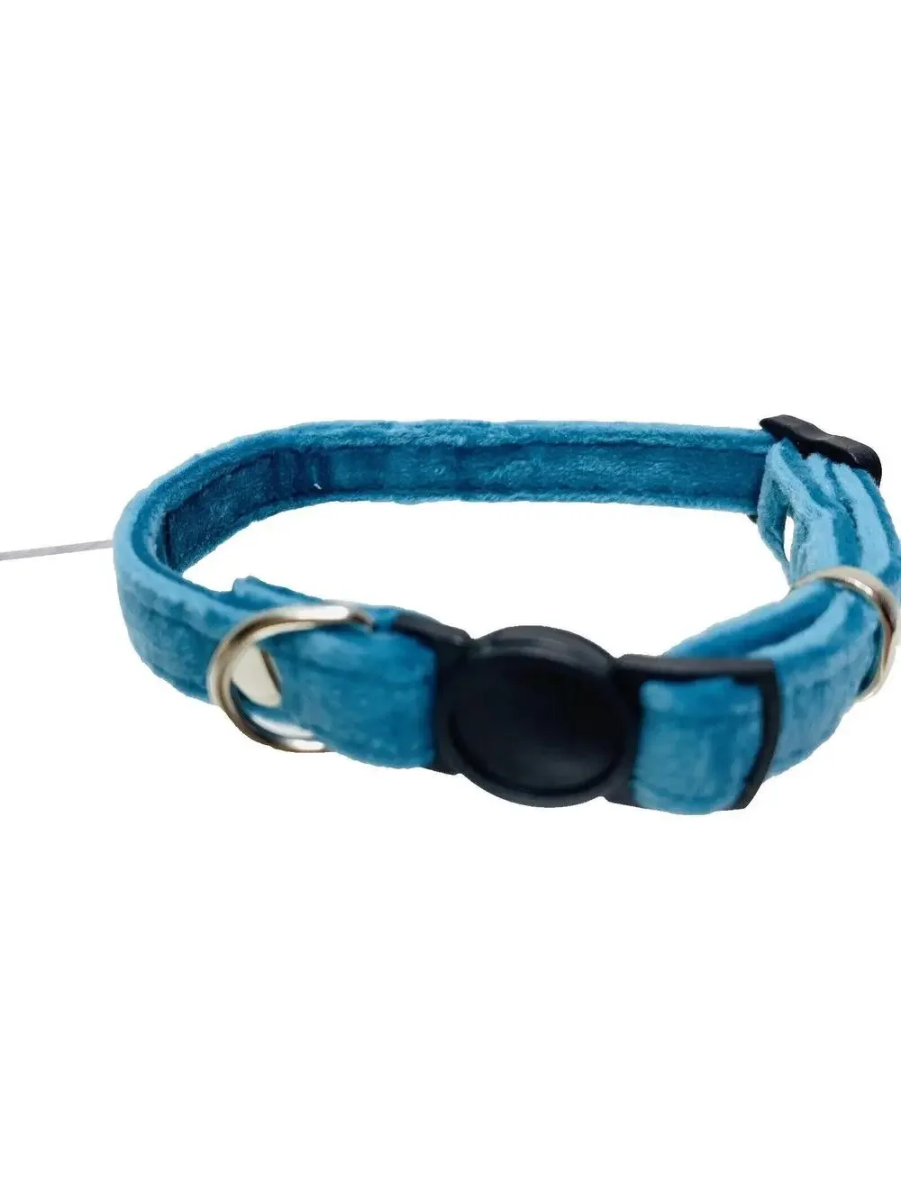 Brand New Breakaway Puppy Collar - Adjustable Size and Super Soft Velvet blue